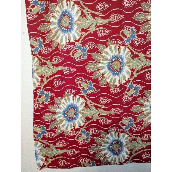 Rare Pottery Barn PALAMPORE Set of 2 Standard Pillow Shams Floral Red Green Blue - Picture 11 of 11